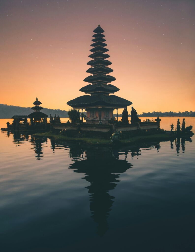 brown-pagoda-near-body-of-water - Bali Tour Packages