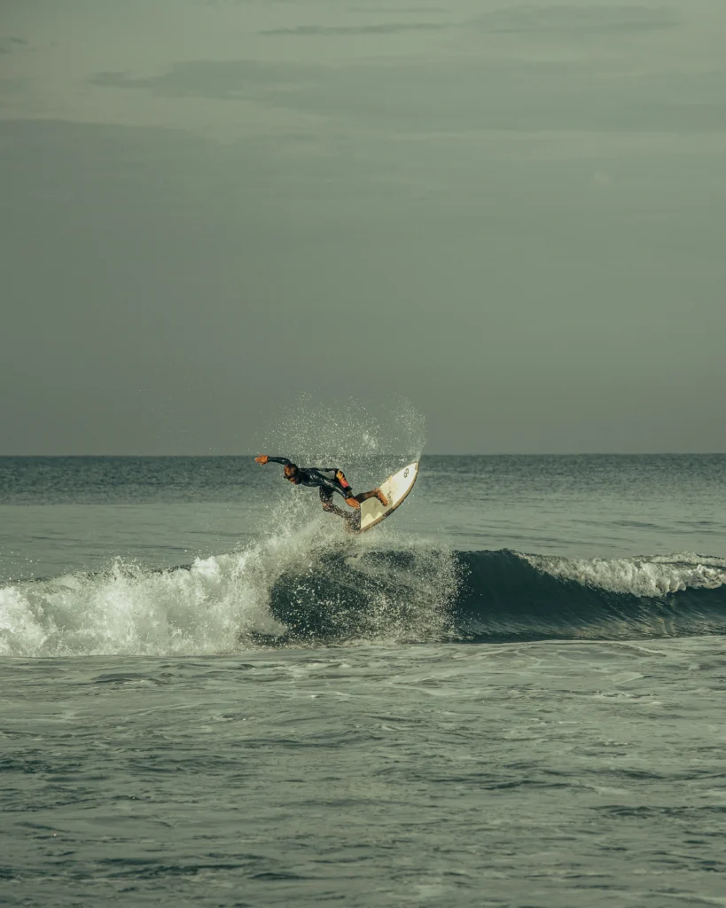 Beach hopping and surfing