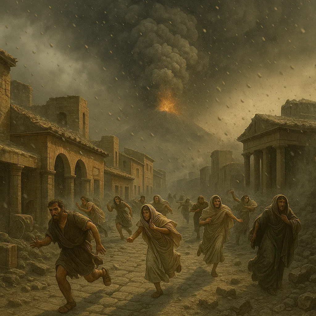 Pompeii – The City Frozen in Time (Shocking History) 4 Panic in Pompeii – A City Running from Ash